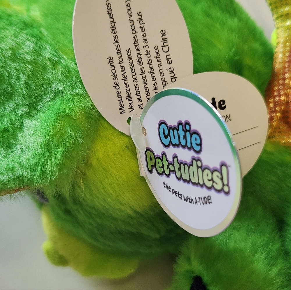 Cutie Pet-tudies Jade Dragon & Clementine Dragon Stuffed Plush Animal - Picture 4 of 13
